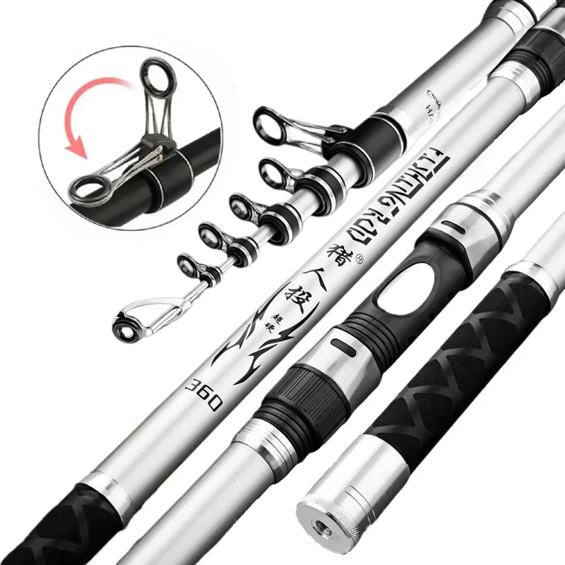 3.0M-4.5M Telescopic Fishing R - đánh giá và giá Fishing Rod Surf