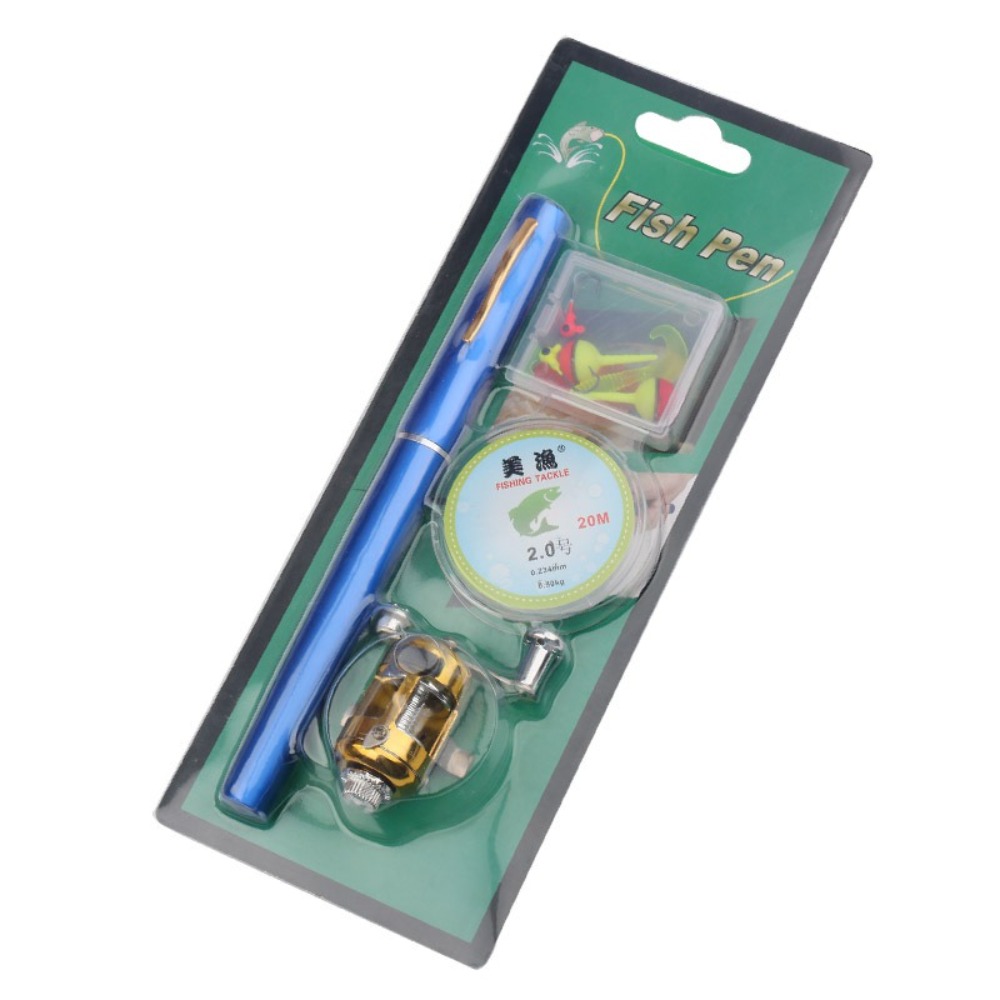 New Collapsible Pen Fishing Ro - đánh giá và giá Fishing Rod Spinning